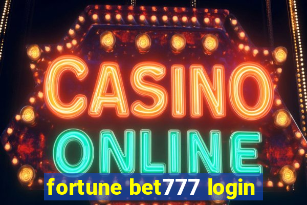 fortune bet777 login